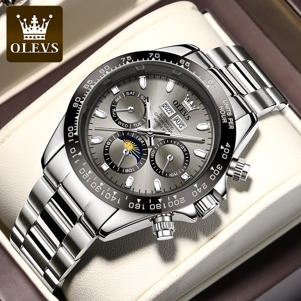 Rolex Watch Submariner - OLEVS 6654 Luxury Mens Watch Chronograph