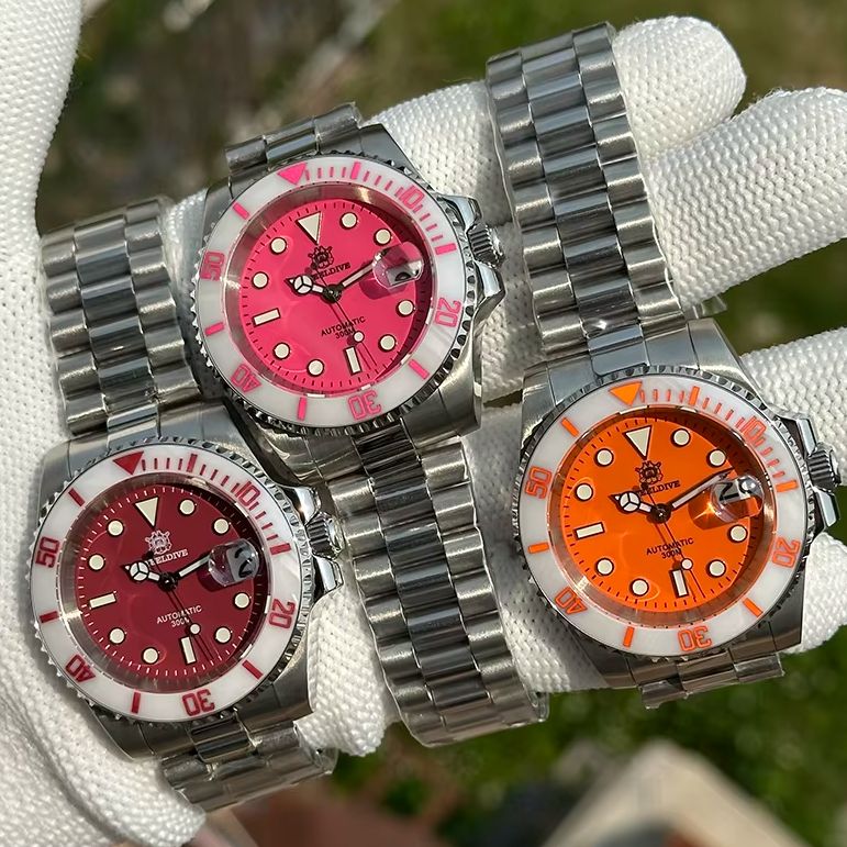 Seiko Watch Prospex - STEELDIVE Men Automatic Watch 40mm Mechanical
