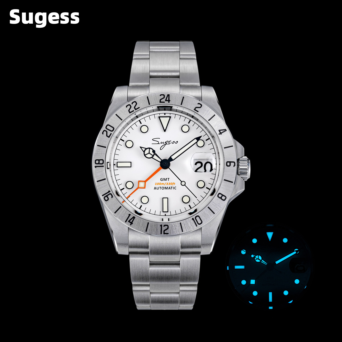 Sugess Men Watch GMT Automatic - огляд і ціна Rolex Watch Submariner