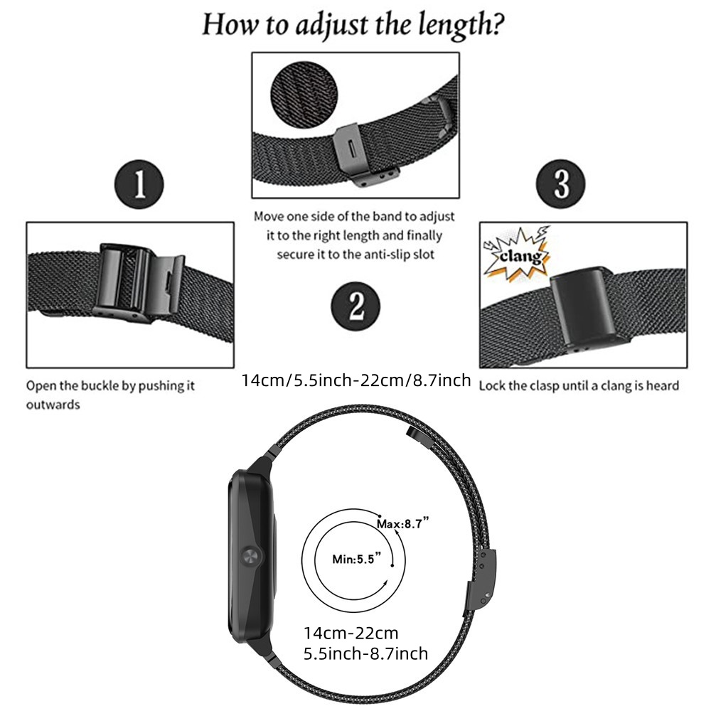 Metal Bands for Garmin Venu X1 - огляд і ціна Mesh Strap Metal