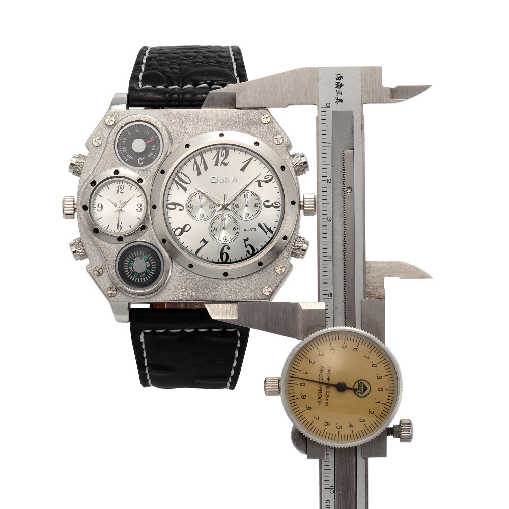 New Model OULM Watch Men Quart - огляд і ціна Leather Watch Band Men