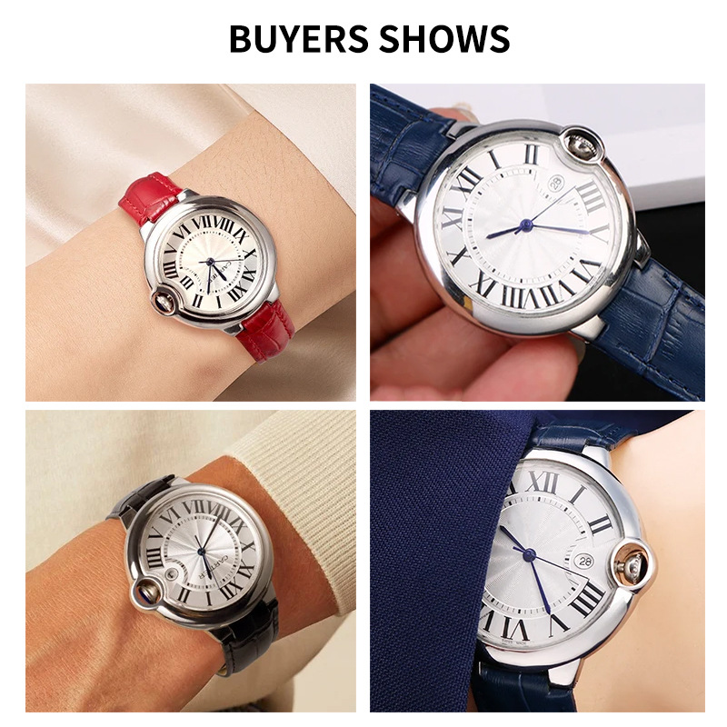 14-20mm Genuine Leather Strap  - огляд і ціна Cartier Watch Ballon Bleu